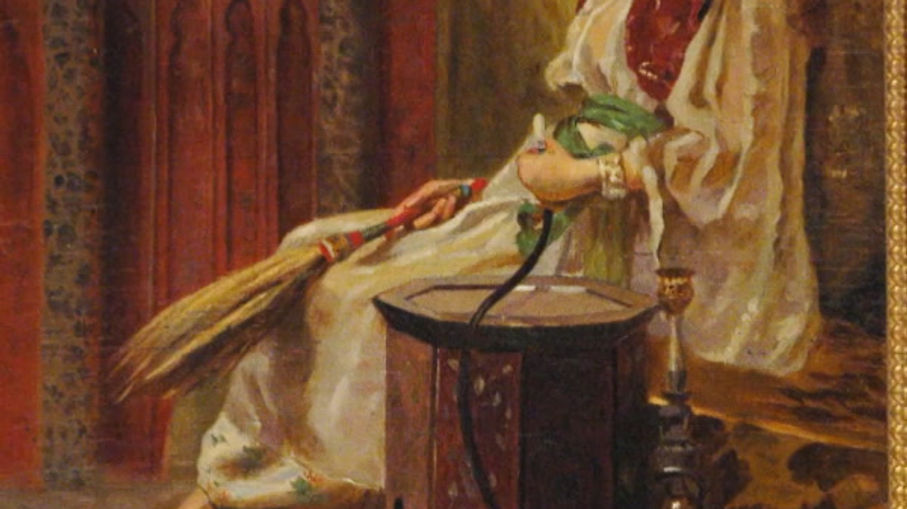 Lady with Hookah